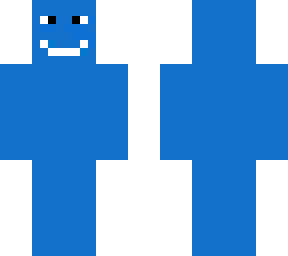 blue man