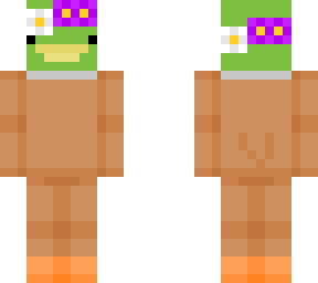 duck with flower crown