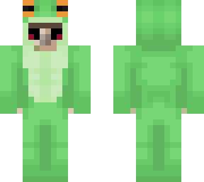 iron golem in a frog onsie ig idk