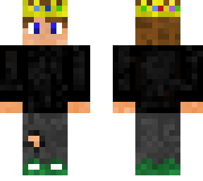 man with techno crown