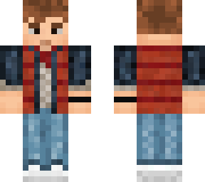 Martin Seamus "marty" mcfly | Minecraft Skin