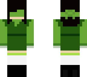 masked green e-girl