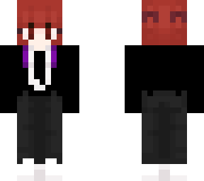 snazzy red hair suit