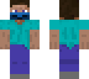 steve wearing a dabcat mask