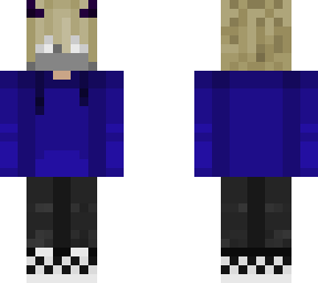 blue hoodie