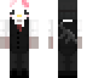 hello kitty mask in suit