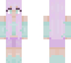 mint/light purple
