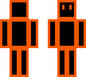 an orange wall