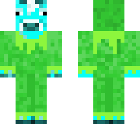 blue mooshroom with kermit onsie