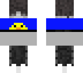 gray and blue duck guy