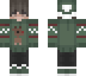 green christmas boy