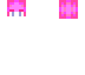 pink hair ignore the random white pixels thats from pmc