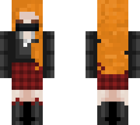 red plaid outfit