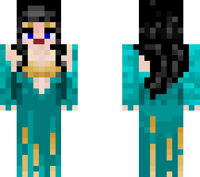 teal + gold fantasy evening gown