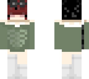 alt green skeleton shirt skin