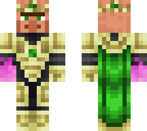 armored villager with nebula blaze