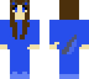 blue wolf girl