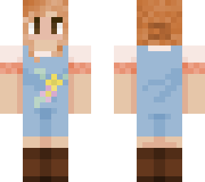 child with overalls