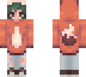 girl in fox hoodie