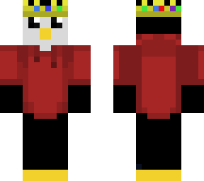 penguin with crown