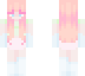 pink hair and pronounce
