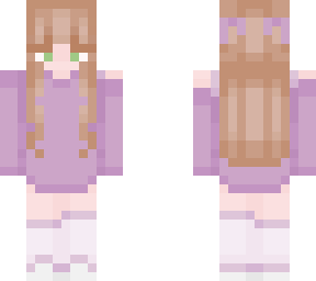 purple sweater