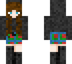 tartan skirt girl (design 1)
