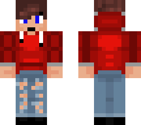 teen boy, red hood