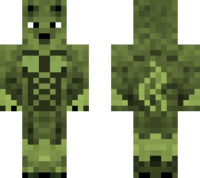 yellow-green wolf