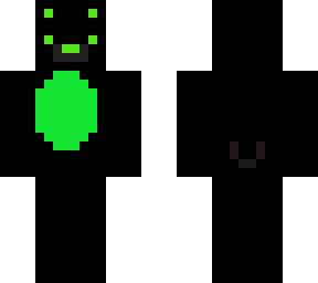 black and green bear