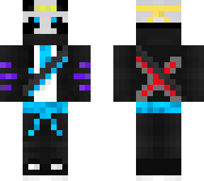 blue boy panda