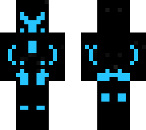 blue cyborg