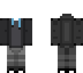 blue hoodie | headless guy