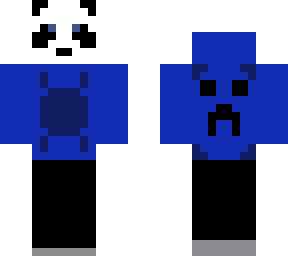 blue panda creeper hoodie