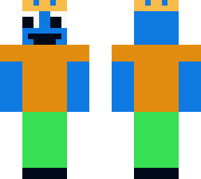 blue wearing clothes
