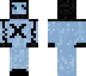blue x eye guy