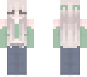 cute green girl