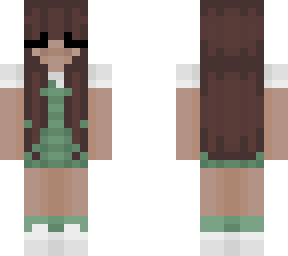 green plaid dress
