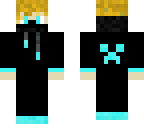 masked cyan gamer
