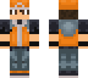 orange pokmon trainer