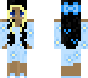 pastel blue skin