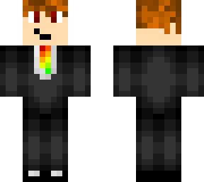 rainbow tuxedo tie suit