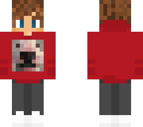 red hoodie boy