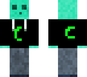 slime in hoodie
