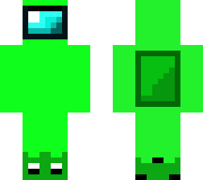 among us lime pizzahead crewmate
