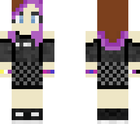 elmore's checkered skirt