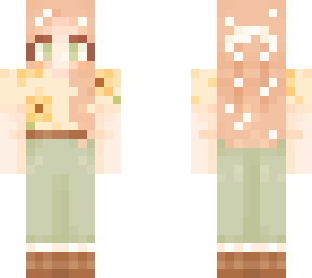 petals and green pants