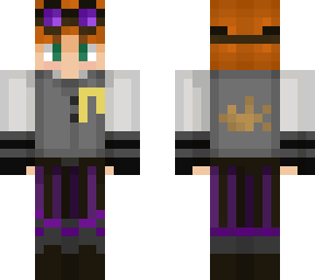 purple outfit
