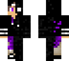 cool half withered boy but purple