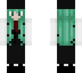 cyan hair